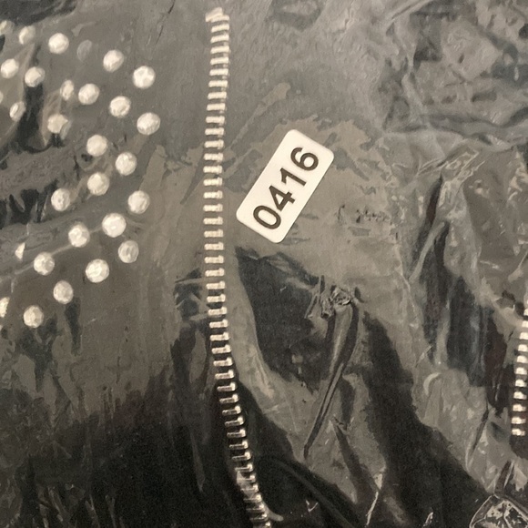 WET Seal Juniors Small Dark Gray Velour Hooded Sweatshirt Vintage Y2K - Picture 4 of 4